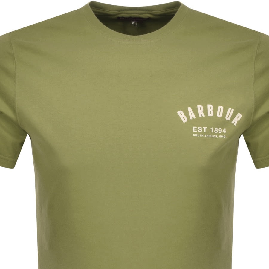 Alternative Image for ProductBarbour Preppy T Shirt Olive2